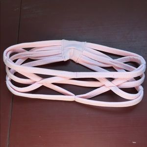 Blush pink scunci headband